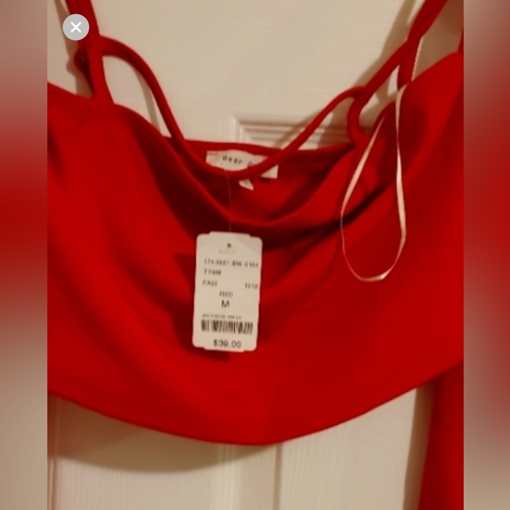 Red Crop Top - Picture 5 of 5